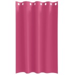 vidaXL Perdele cu perdele 2 pcs Roz intens 175 x 140 cm Poliester vidaXL Perdele cu perdele 2 pcs Roz intens 175 x 140 cm Poliester