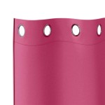 vidaXL Perdele cu perdele 2 pcs Roz intens 175 x 140 cm Poliester vidaXL Perdele cu perdele 2 pcs Roz intens 175 x 140 cm Poliester