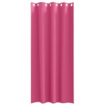 vidaXL Perdele cu perdele 2 pcs Roz intens 260 x 140 cm Poliester