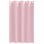 vidaXL Perdele cu perdele 2 pcs Roz bebeluș 175 x 140 cm Poliester