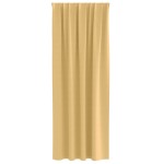 vidaXL Perdele cu perdele 2 pcs Bej 260 x 140 cm Poliester
