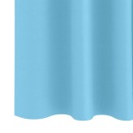 vidaXL Perdele 2 pcs Albastru deschis 260 x 140 cm Poliester