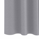 vidaXL Perdele cu perdele 2 pcs Gri deschis 260 x 140 cm Poliester