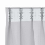 vidaXL Perdele Opaque cu Inel 2 pcs Gri deschis 175 x 140 cm Poliester