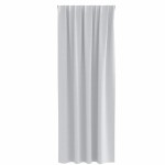 vidaXL Perdele cu perdele 2 pcs Gri deschis 225 x 140 cm Poliester