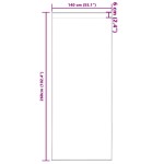 vidaXL Perdele Opaque cu Inel 2 pcs Albastru închis 260 x 140 cm