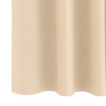 vidaXL Perdele cu perdele 2 pcs Crem 140 x 140 cm Poliester