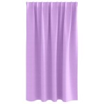 vidaXL Perdele cu perdele 2 pcs Violet 140 x 140 cm Poliester vidaXL Perdele cu perdele 2 pcs Violet 140 x 140 cm Poliester
