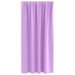 vidaXL Perdele Opaque cu Inel 2 pcs Violet 175 x 140 cm Poliester