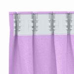 vidaXL Perdele Opaque cu Inel 2 pcs Violet 175 x 140 cm Poliester