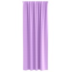vidaXL Perdele cu perdele 2 pcs Violet 260 x 140 cm Poliester vidaXL Perdele cu perdele 2 pcs Violet 260 x 140 cm Poliester