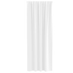 vidaXL Perdele opace cu perdele 2 pcs Alb pur 245 x 140 cm Poliester vidaXL Perdele opace cu perdele 2 pcs Alb pur 245 x 140 cm Poliester
