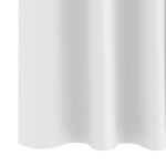 vidaXL Perdele opace cu perdele 2 pcs Alb pur 245 x 140 cm Poliester vidaXL Perdele opace cu perdele 2 pcs Alb pur 245 x 140 cm Poliester