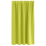 vidaXL Perdele cu perdele 2 pcs Verde măr 140 x 140 cm Poliester vidaXL Perdele cu perdele 2 pcs Verde măr 140 x 140 cm Poliester