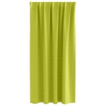 vidaXL Perdele Opaque cu Inel 2 pcs Verde 175 x 140 cm Poliester