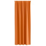 vidaXL Perdele 2 pcs Portocaliu intens 225 x 140 cm Poliester