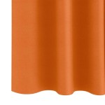 vidaXL Perdele 2 pcs Portocaliu intens 225 x 140 cm Poliester
