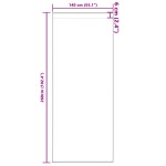 vidaXL Perdele Opaque cu Inel 2 pcs Portocalie Aprinsă 260 x 140 cm