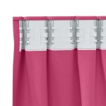 vidaXL Perdele cu perdele 2 pcs Roz intens 225 x 140 cm Poliester vidaXL Perdele cu perdele 2 pcs Roz intens 225 x 140 cm Poliester