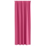 vidaXL Perdele cu perdele 2 pcs Roz intens 245 x 140 cm Poliester