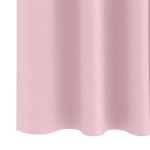 vidaXL Perdele Opaque cu Inel 2 pcs Roz bebe 225 x 140 cm Poliester
