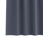 vidaXL Perdele opace cu perdele 2 pcs Antracit 225 x 140 cm Poliester