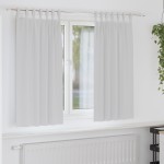 vidaXL Perdele opace 2 pcs Gri deschis 175 x 140 cm Poliester