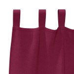 vidaXL Perdele opace cu perdele 2 pcs bordo 225 x 140 cm Poliester vidaXL Perdele opace cu perdele 2 pcs bordo 225 x 140 cm Poliester