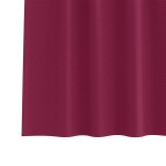 vidaXL Perdele cu perdele 2 pcs Roșu Vin Poliester vidaXL Perdele cu perdele 2 pcs Roșu Vin Poliester