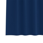 vidaXL Perdele opace 2 pcs Albastru închis 225 x 140 cm Poliester