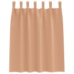 vidaXL Perdele opace 2 pcs Maro deschis 140 x 140 cm Poliester vidaXL Perdele opace 2 pcs Maro deschis 140 x 140 cm Poliester