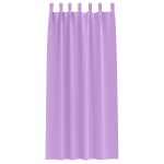 vidaXL Perdele opace cu perdele 2 pcs Violet 225 x 140 cm Poliester