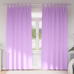 vidaXL Perdele cu perdele 2 pcs Violet 245 x 140 cm Poliester vidaXL Perdele cu perdele 2 pcs Violet 245 x 140 cm Poliester