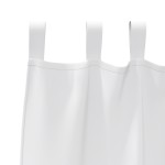 vidaXL Perdele opace cu perdele 2 pcs Alb pur 245 x 140 cm Poliester vidaXL Perdele opace cu perdele 2 pcs Alb pur 245 x 140 cm Poliester