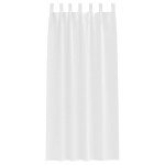 vidaXL Perdele Opaque cu Inel 2 pcs Alb pur 260 x 140 cm Poliester