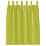 vidaXL Perdele Opaque cu Inel 2 pcs Verde 140 x 140 cm Poliester