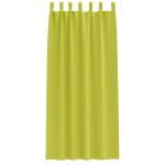 vidaXL Perdele Opaque cu Inel 2 pcs Verde 245 x 140 cm Poliester