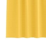 vidaXL Perdele cu perdele 2 pcs galben muștar 260 x 140 cm Poliester