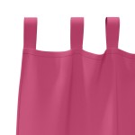 vidaXL Perdele opace cu perdele 2 pcs Roz 225 x 140 cm Poliester