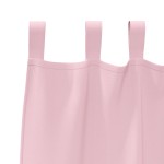 vidaXL Perdele cu perdele 2 pcs Roz bebeluș Poliester vidaXL Perdele cu perdele 2 pcs Roz bebeluș Poliester
