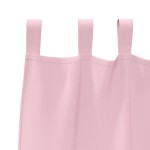 vidaXL Perdele cu perdele 2 pcs Roz bebeluș 245 x 140 cm Poliester