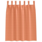 vidaXL Perdele Opaque cu Inel 2 pcs Terracota 140 x 140 cm Poliester