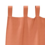 vidaXL Perdele Opaque cu Inel 2 pcs Terracota 140 x 140 cm Poliester