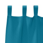 vidaXL Perdele opace cu perdele 2 pcs Turcoaz 225 x 140 cm Poliester