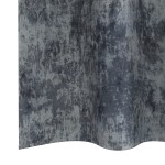 vidaXL Set perdele din catifea 2 buc, gri argintiu, 140 x 175 cm