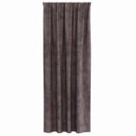 vidaXL Cortine din catifea cu perdele 2 pcs Maro 260 x 140 cm Catifea