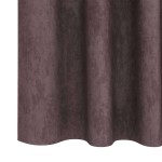 vidaXL Cortine din catifea cu perdele 2 pcs Maro 260 x 140 cm Catifea