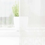 vidaXL Cortină din Dantelă cu perdele Alb 140 x 150 cm Poliester