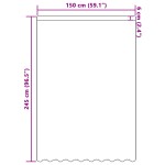 vidaXL Cortină din Dantelă cu perdele Alb 150 x 245 cm Poliester vidaXL Cortină din Dantelă cu perdele Alb 150 x 245 cm Poliester
