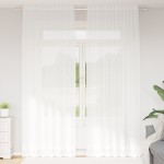 vidaXL Cortină din Dantelă cu perdele Floral Alb 150 x 260 cm Poliester vidaXL Cortină din Dantelă cu perdele Floral Alb 150 x 260 cm Poliester